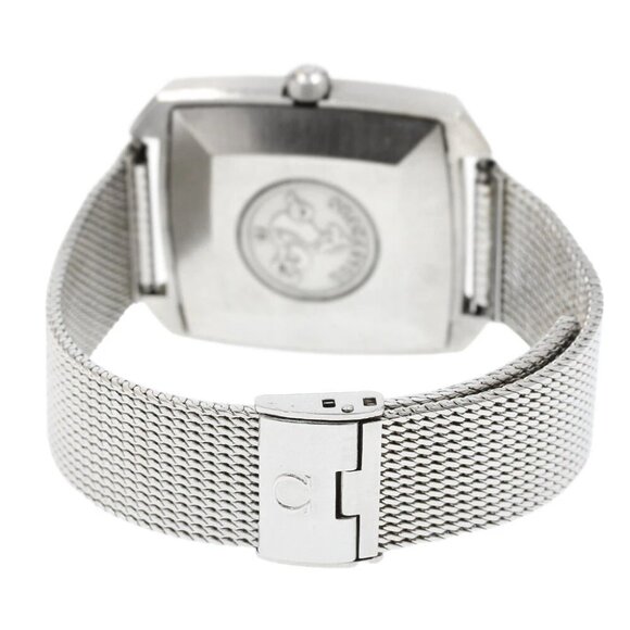 OMEGA Seamaster Date Square Vintage Silver Dial Automatic Men's Watch - Picture 4 of 6